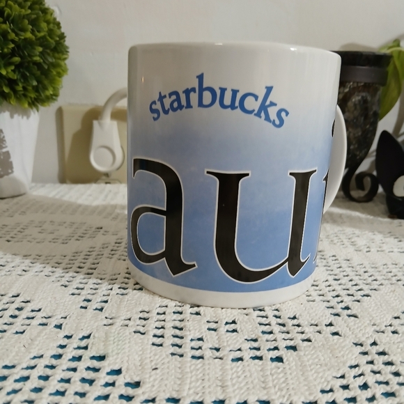 Starbucks Maui Blue and White Mug - Picture 1 of 3